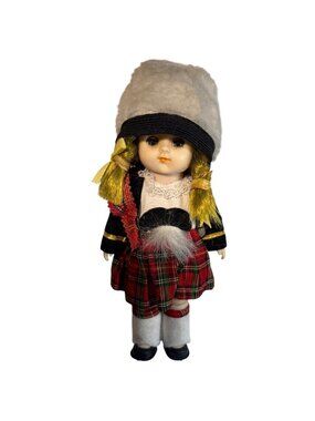 Vogue Doll Ginny 8" Scotland Far Away Lands Jointed Made in Hong Kong Vintage